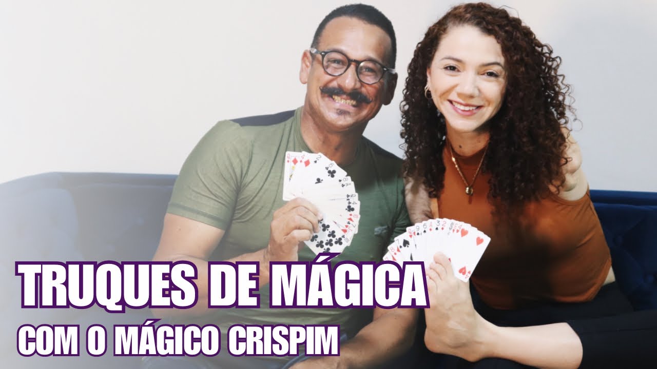 BRINCANDO DE MÁGICA COM MEU AMIGO MÁGICO CRISPIM