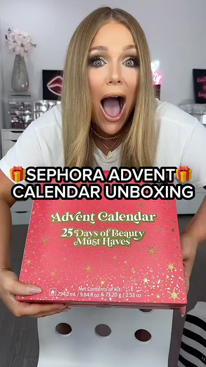 Sephora Beauty Advent Calendar 2025 Unboxing✨🎁 #makeup #beauty #adventcalendar