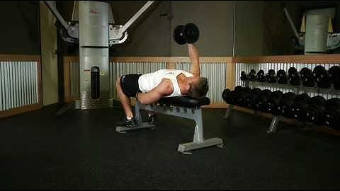 One-Arm Flat Bench Dumbbell Flye Exercise Guide and Video.mp4
