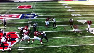 Madden 12 invisible defender makes an interception