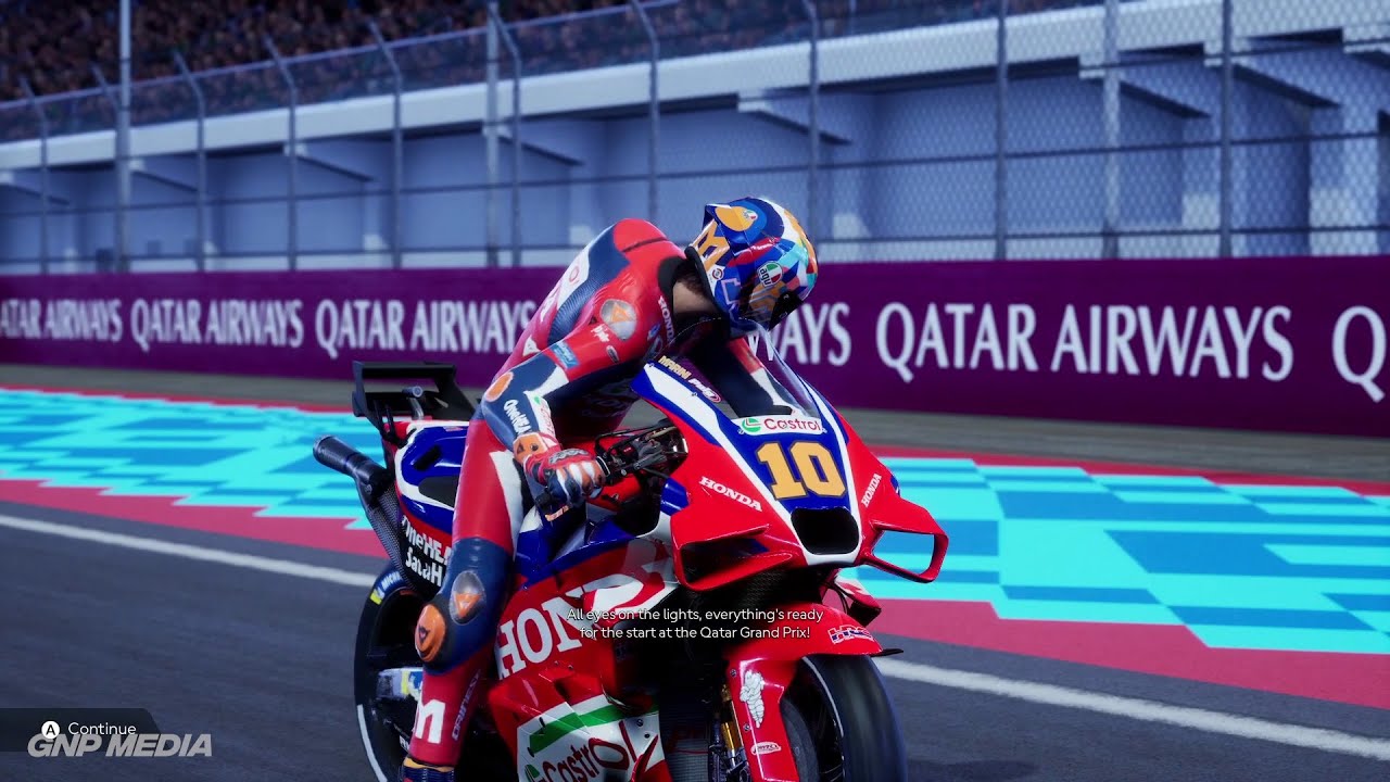 MotoGP 25 - Luca Marini - Losail Circuit - Fuel & Tires Management - Gameplay