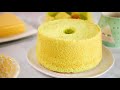 簡單濕潤蓬鬆班蘭椰汁戚風蛋糕 | Easy Moist and Fluffy Pandan Coconut Milk Chiffon Cake Recipe