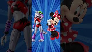 🐭 FNAF + Mickey Mouse Characters! The Ultimate Crossover! ⚙️✨