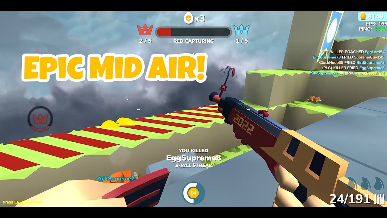 Shell Shockers Epic Mid Air YouTube