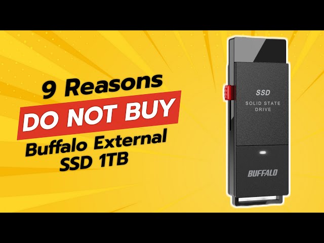 DON'T BUY BUFFALO External SSD 1TB Before Watching THIS! 😱 (9