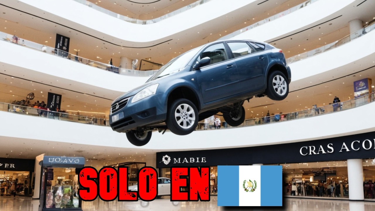 EL CARRO QUE CAYÓ EN MEDIO DE UN CENTRO COMERCIAL - YouTube