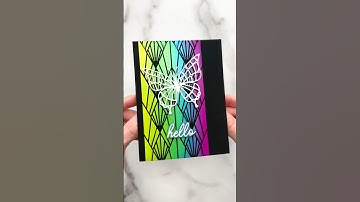 Making an EASY DIY Greeting Card in SECONDS!🤯 ASMR Crafting #asmr #asmrsounds #craft