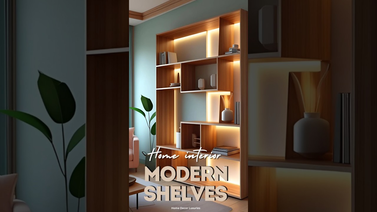 Modern Shelves, Home Interior 