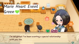 Story Of Seasons Friends of MIneral Town - Marie Heart Event (Green)