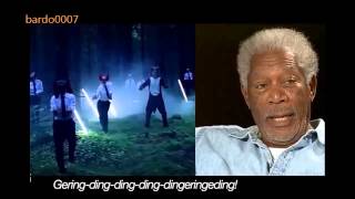 Morgan Freeman goes viral with The Fox  [What does the Fox say by Ylvis ]