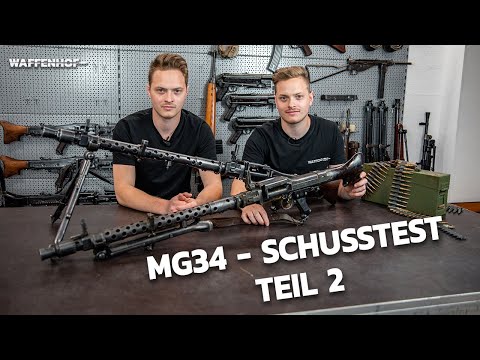 Video: Deutsches MG-34. Maschinengewehr aus dem zweiten Weltkrieg