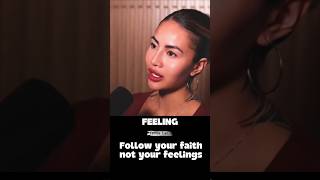 Follow God, not your feelings. #God #Jesus #Holyspirit #Gospel