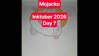 Inktober 2026 Day 7 | Mojacko #inktober2026 #inktober #inktoberartist #anime #art