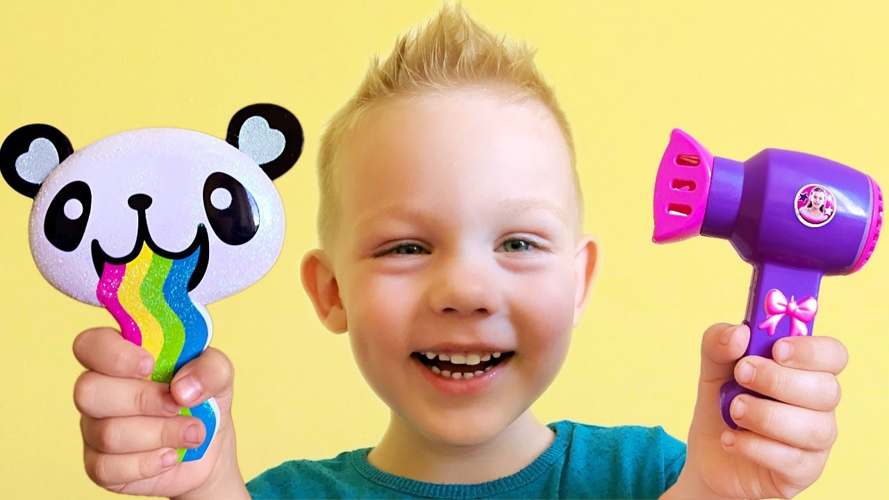 Pretend Play Funny Beauty Salon For Kids By Tony And Nina Kids