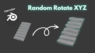 Random Rotate XYZ | FREE Blender add-on