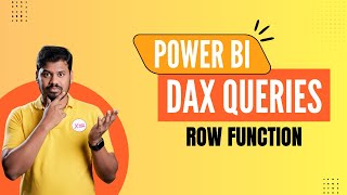 08 ROW Function | DAX Fundamentals in Tamil | Power BI Tool Guide