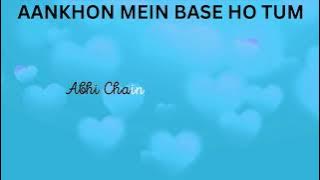 Aankhon Mein Base Ho| Lyrics Video| Sunil Shetty & Sonali Bendre| Anu Malik| Aka Yagnik & Abhijit
