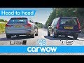New Diesel vs Old Petrol Drag Race: Volvo V90 D5 vs 850 T5 🚗