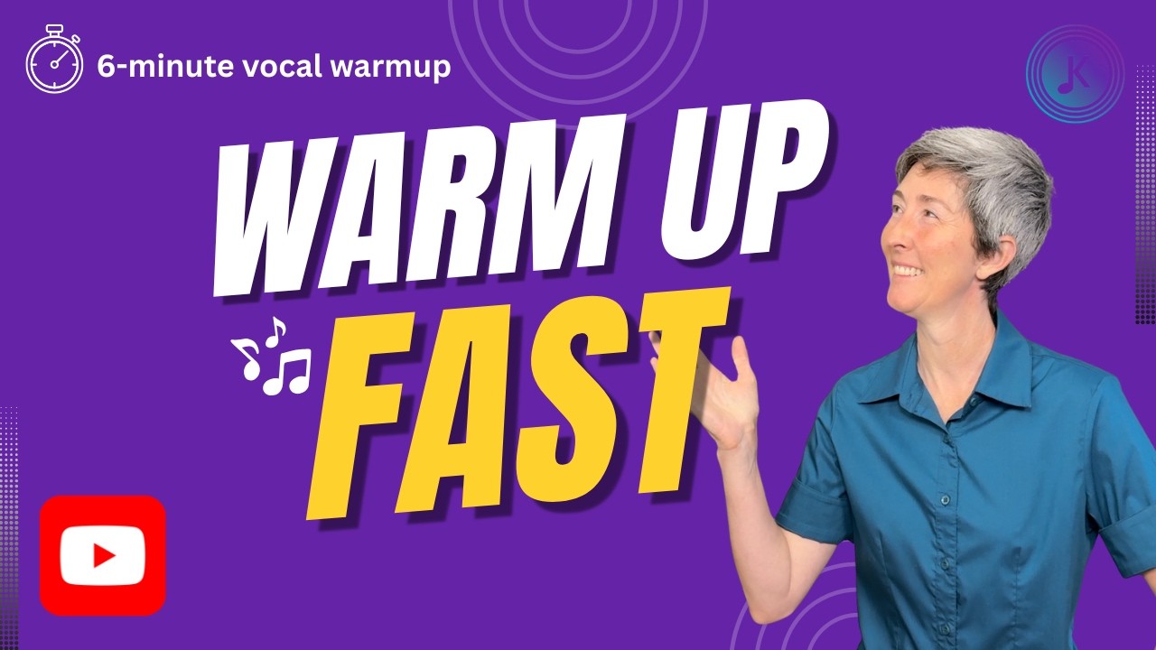Quick Vocal Warm Up | How to Warm Up for Singing Quickly | Fastest Way To Warm Up Your Voice