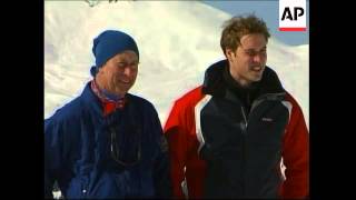 Adds jokes from Prince William to royals skiing holiday