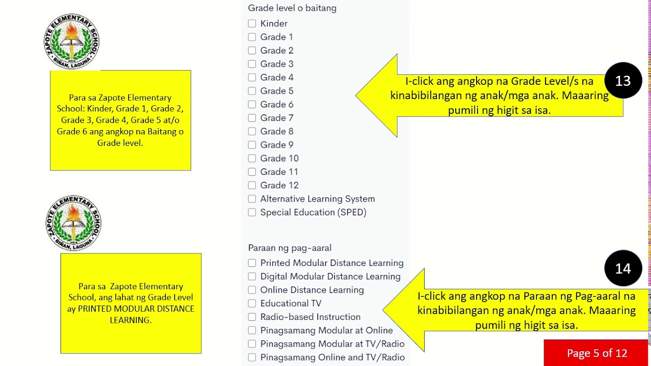 Video Tutorial on Learning Continuity Safe School Operation Survey for Parents or Guardians