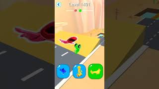 Shape-shifting Funny Race All Level Gameplay Walkthrough Master Level #1401 BeamNG.drive #Shorts screenshot 2