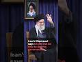خامنه ای ایران می گوید آمریکا قادر به نابودی دولت نخواهد بود ای جی شورت