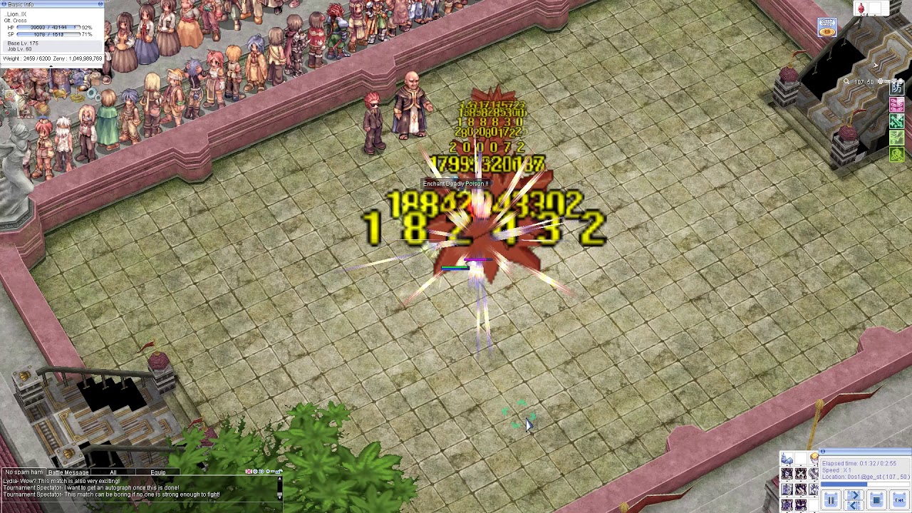 iRO Chaos - Gx Crit Katar vs Fenrir