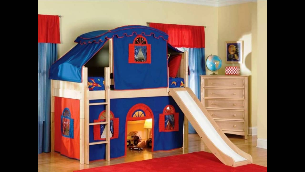 kids bunk beds with storage