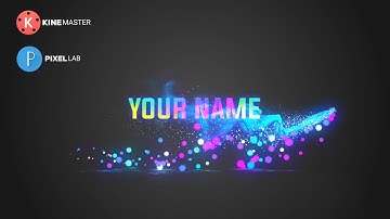 Particles Intro Reveal,colour like after effects Intro in KineMaster || PixelLad || Tech Onevideo