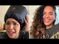 Trying a bonnet hair dryer... umm it's amazing