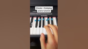 Thumbnail of Clocks - Coldplay easy piano tutorial!