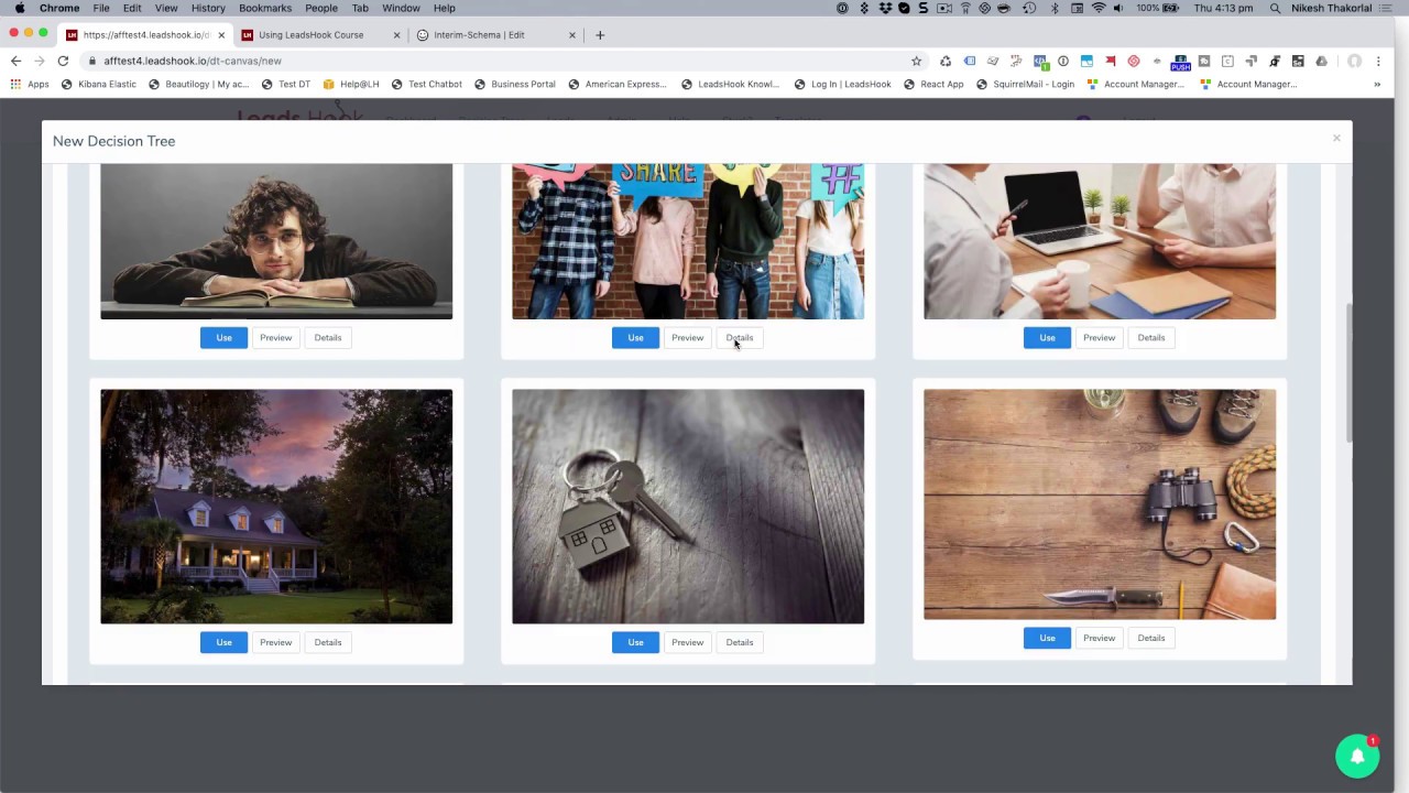 13 Using LeadsHook Level 1   Options When Building Your Decision Trees