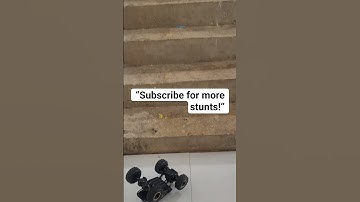 Epic RC Car Jump Down Steps – Slow Motion Replay!#RCCar #Shorts #RCStunts #RCJump  #RCChallenge