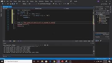 C++ | Count words in a String
