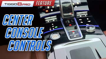 Center Console Controls (Chery Tiggo 8 Pro 1.6T 2022)