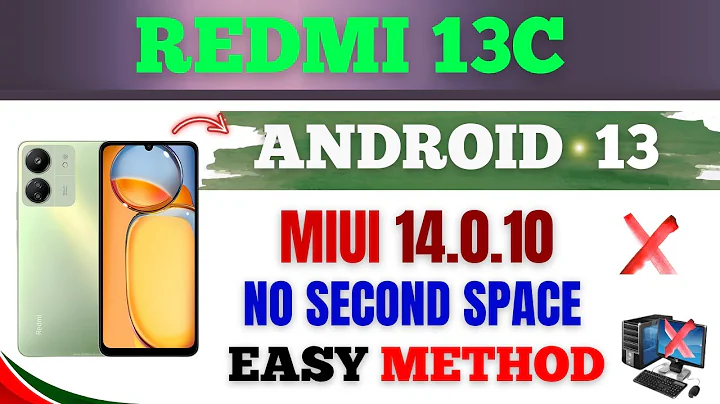 Redmi 13c MiUi 14 Frp Bypass/Unlock Google Account Lock Without PC - No Second Space 2024