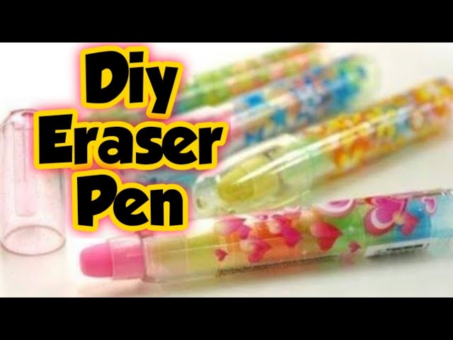 Diy Pen like eraser in very easy steps