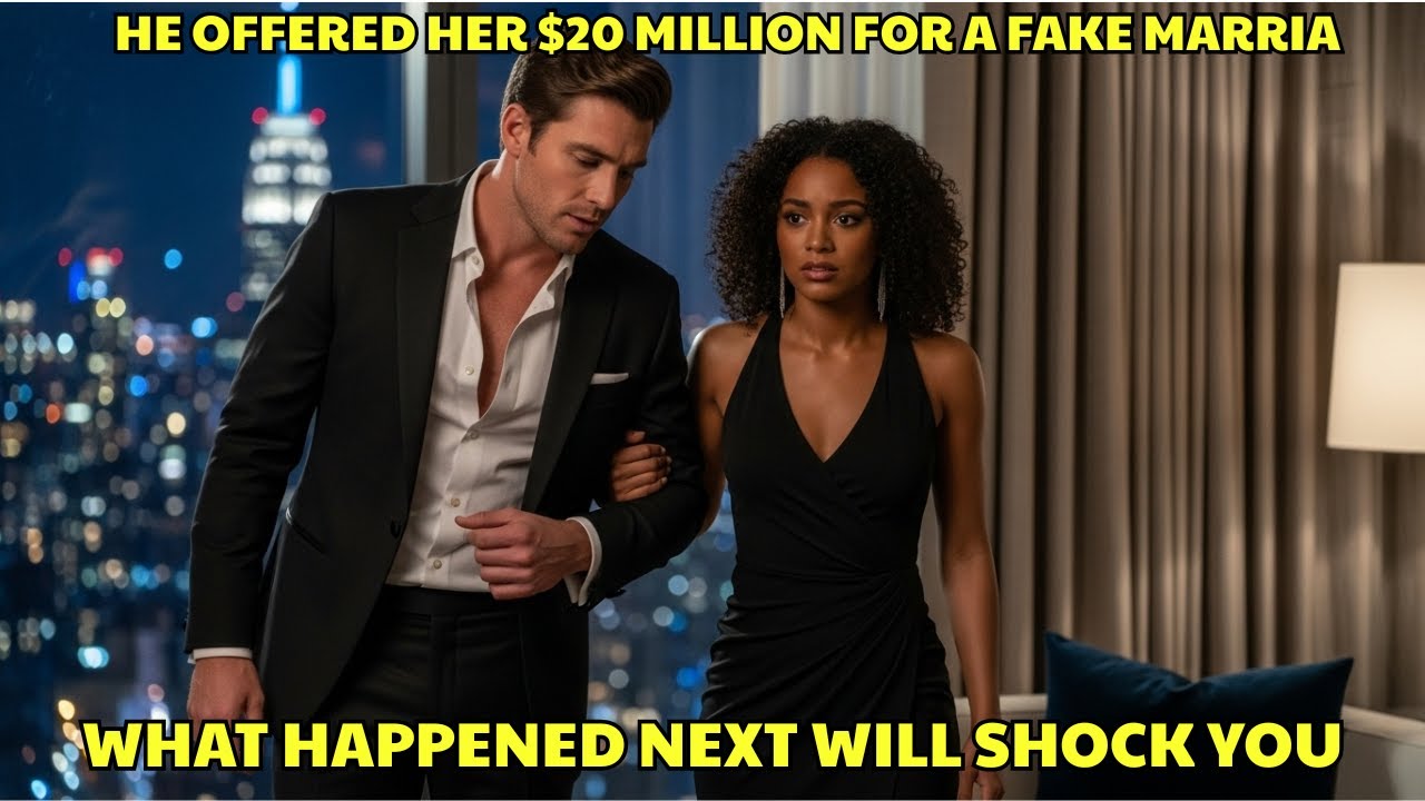 He Offered Her $20 Million for a Fake Marriage – What Happened Next Will Shock You