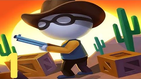 Western sniper gameplay walkthrough part 1 iOS Android