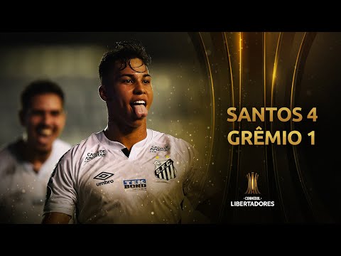 Melhores momentos | Santos 4 x 1 Grêmio | Quartas de final | Libertadores 2020