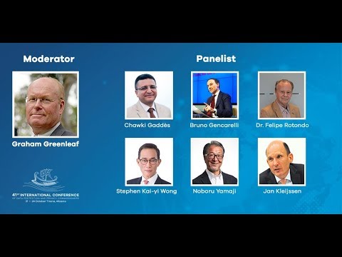 41st ICDPPC Tirana 2019, Open Session Panel I, October 23