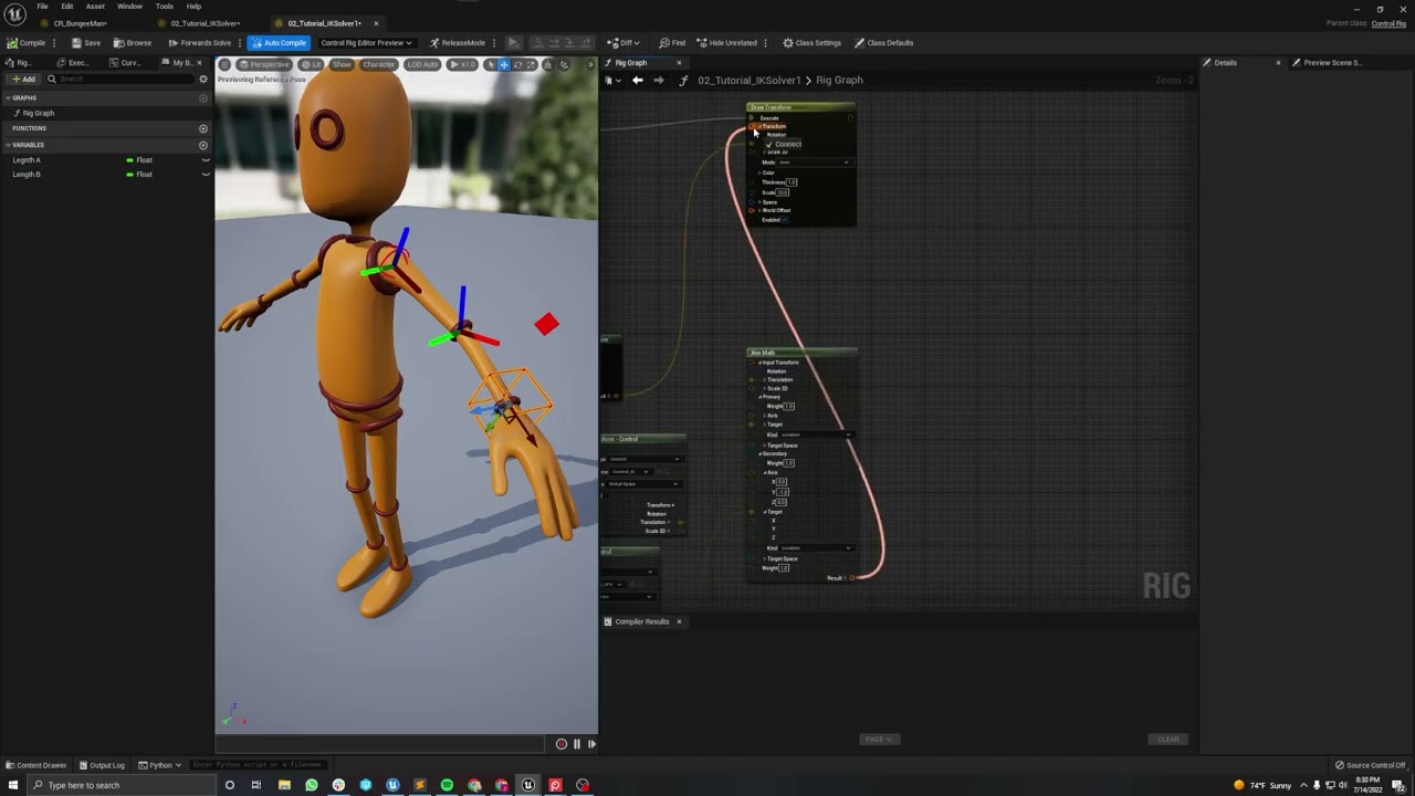 Control Rig Tutorial 003: Custom IK