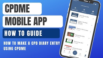 How to make a CPD Diary Entry using CPDme - Building a CPD Portfolio made easy