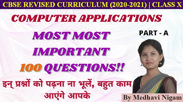 Most Important Questions | Code 165 | Class 10 | Part-1 | By Medhavi Nigam