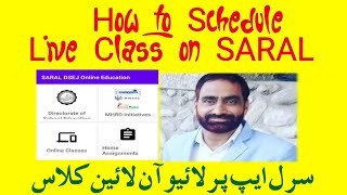 How to Create a live online  Class on #SARAL_APP screenshot 2