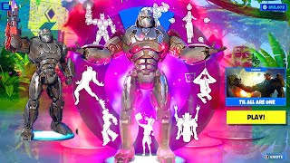 Optimus Primal Fortnite doing all Funny Built-In Emotes #transformersriseofthebeasts