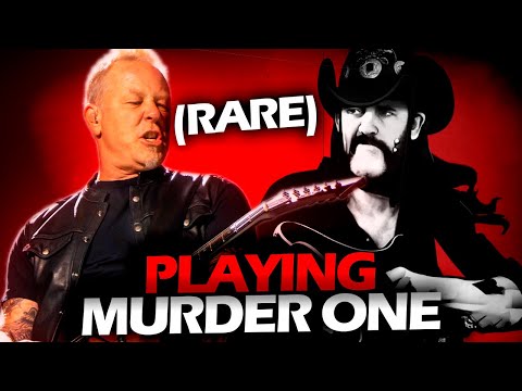 JAMES HETFIELD AND LARS ULRICH PLAYING MURDER ONE FOR THE FIRST TIME (RARE) #METALLICA