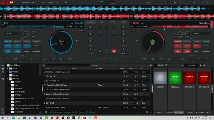 Hướng dẫn chơi dj virtual