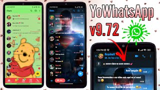 YoWhatsApp Actualización 9.72 | Nuevas  Opciones JULIO 2023